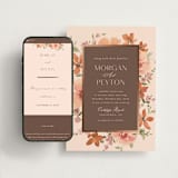"Jardin" - Wedding Website in Copper by Everett Paper Goods - Match Your Stationery