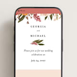 "Harmony" - Wedding Website in Summer by Susan Moyal - Mobile Layout