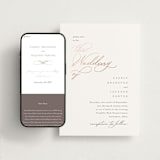 "Eternal" - Wedding Website in Snow by Kaydi Bishop - Match Your Stationery