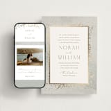 "Effervescent" - Wedding Website in Dove by Meggy Masters - Match Your Stationery