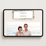 "Bliss" - Wedding Website in Champagne by Leah Bisch - Desktop Design