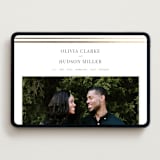 "Classic Elegance" - Wedding Website in Pearl by Nicole Walsh - Desktop Design