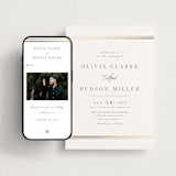 "Classic Elegance" - Wedding Website in Pearl by Nicole Walsh - Match Your Stationery
