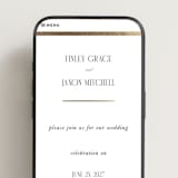 "Unite" - Wedding Website in Opal by Leah Bisch - Mobile Layout