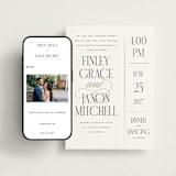 "Unite" - Wedding Website in Opal by Leah Bisch - Match Your Stationery