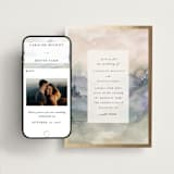 "Mountain" - Wedding Website in Latte by Lori Wemple - Match Your Stationery