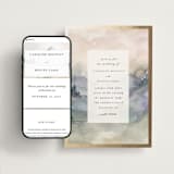 "Mountain" - Wedding Website in Latte by Lori Wemple - Match Your Stationery
