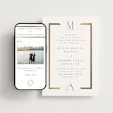 "Chisel" - Wedding Website in Quartz by Kristie Kern - Match Your Stationery