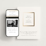"Defined" - Wedding Website in Snow by mo kelley - Match Your Stationery