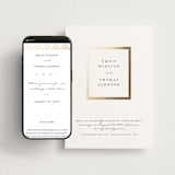 "Defined" - Wedding Website in Snow by mo kelley - Match Your Stationery
