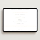 "Ampersand glam" - Wedding Website in Powder by Creo Study - Desktop Design