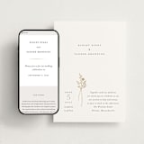 "Wildflower" - Wedding Website in Cotton by Jennifer Postorino - Match Your Stationery