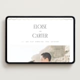 "Inventive" - Wedding Website in Pepper by Olivia Raufman - Desktop Design