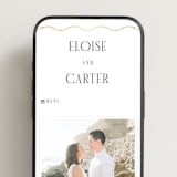"Inventive" - Wedding Website in Pepper by Olivia Raufman - Mobile Layout