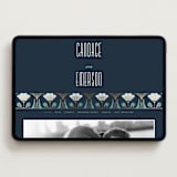 "Deco pattern" - Wedding Website in Cote d'azur by Ana de Sousa - Desktop Design