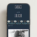 "Deco pattern" - Wedding Website in Cote d'azur by Ana de Sousa - Mobile Layout