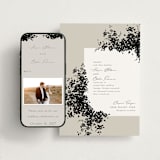 "Bouquet Toss" - Wedding Website in Smoke by Robert and Stella - Match Your Stationery