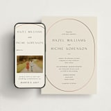 "Walnut" - Wedding Website in Linen by Blustery August - Match Your Stationery