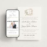 "Rococo" - Wedding Website in Pearl by Jenna Holcomb - Match Your Stationery