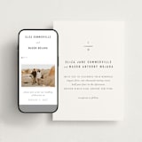 "Minimal Monogram" - Wedding Website in Granite by Jackie Mangiolino - Match Your Stationery
