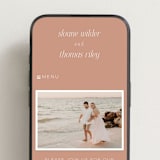 "Unity" - Wedding Website in Clay by Morgan Kendall - Mobile Layout