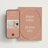 "Unity" - Wedding Website in Clay by Morgan Kendall - Match Your Stationery