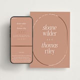 "Unity" - Wedding Website in Clay by Morgan Kendall - Match Your Stationery