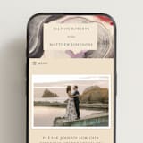 "Agate" - Wedding Website in Gem by Sumak Studio - Mobile Layout