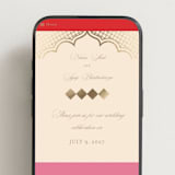 "Mandapam" - Wedding Website in Carnation by Creo Study - Mobile Layout