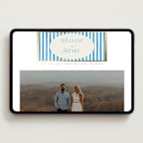 "Knightsbridge" - Wedding Website in Sky by Jackie Crawford - Desktop Design