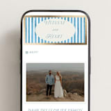 "Knightsbridge" - Wedding Website in Sky by Jackie Crawford - Mobile Layout