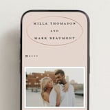 "Champagne" - Wedding Website in Rose by Ani Somi - Mobile Layout