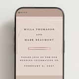 "Champagne" - Wedding Website in Rose by Ani Somi - Mobile Layout