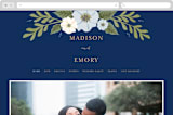 "Floral Ring" - Wedding Website in Atlantic by Karidy Walker - Desktop Design