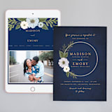 "Floral Ring" - Wedding Website in Atlantic by Karidy Walker - Match Your Stationery