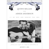 "feathers & florals" - Wedding Website in Dusk by Olivia Raufman - Mobile Layout