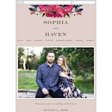 "Blooming Beauty" - Wedding Website in Tan by Lori Wemple - Mobile Layout