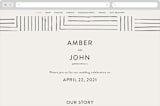 "Pattern Play" - Wedding Website in Pebble by Anelle Mostert - Desktop Design