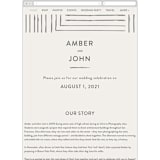 "Pattern Play" - Wedding Website in Pebble by Anelle Mostert - Guest Management