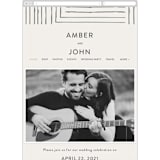 "Pattern Play" - Wedding Website in Pebble by Anelle Mostert - Mobile Layout