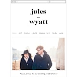 "Nolita" - Wedding Website in Silk by Annie Clark - Mobile Layout