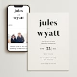 "Nolita" - Wedding Website in Silk by Annie Clark - Match Your Stationery