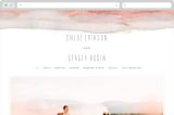 "Painted Desert" - Wedding Website in Sandstone by Hooray Creative - Desktop Design