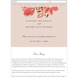"Sawyer" - Wedding Website in Cloisonne by Melanie Kosuge - Mobile Layout