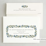 "Flower Wrap" - Easter Photo Cards in Blue Spruce by Jen Owens - FREE Recipient Addressing
