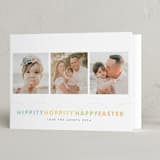 "Hippity" - Easter Photo Cards in Lemon by Jennifer Wick - Folded Card