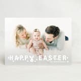 "Bunny Ears" - Easter Photo Cards in Cotton by Kimberly FitzSimons - Front