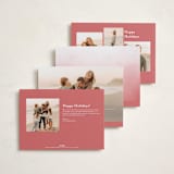 "Lettered Egg" - Easter Photo Cards in Cotton Candy by Erin L. Wilson - Back of Card Options