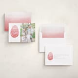"Lettered Egg" - Easter Photo Cards in Cotton Candy by Erin L. Wilson - Assembled