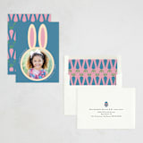 "Rabbit" - Easter Photo Cards in Cerulean by Morgan Kendall - Assembled